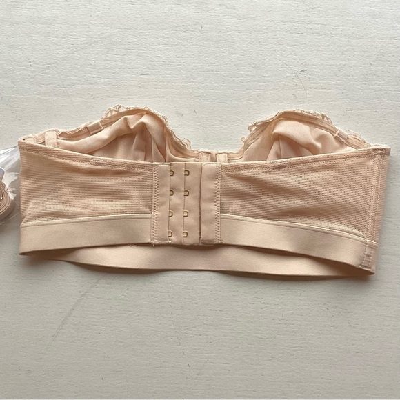 34C Lively The Lace Strapless Bra, Toasted Almond NEW‎ Style 32221 - Picture 5 of 8